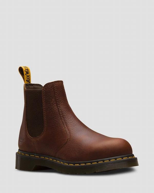 Dr Martens Dámské Pracovní Boty Arbor Steel Toe Hnědé, CZ-093215